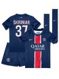 Paris Saint-Germain Milan Skriniar #37 Domácí dres pro děti 2024-25 Krátký Rukáv (+ trenýrky)